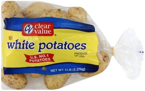 Clear Value White Potatoes - 5 lb