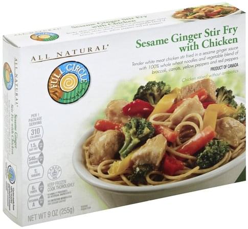 Full Circle Sesame Ginger Stir Fry with Chicken - 9 oz