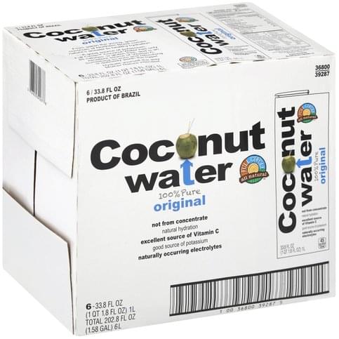 Full Circle Original Coconut Water - 6 ea