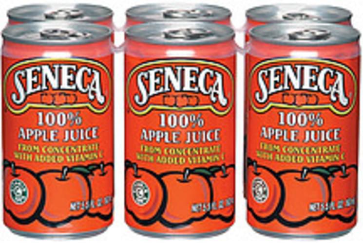 Seneca Apple From Concentrate W/Added Vitamin C 5.5 Fl Oz 100 Juice