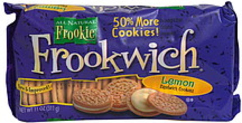 Frookie Sandwich Cookies, Lemon 11 oz, Nutrition Information Innit