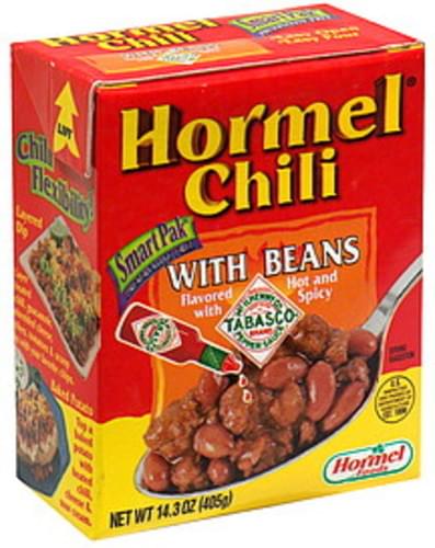 Hormel with Beans, Flavored with Hot and Spicy Tabasco Pepper Sauce ...