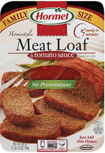 Hormel Family Size Homestyle Meat Loaf & Tomato Sauce - 28 ...