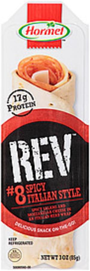 Hormel Rev #8 Spicy Italian Style Snack Wrap - 3 oz