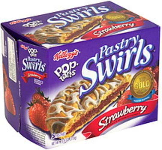 Pop Tarts Toaster Pastries, Strawberry Pastry Swirls 5 ea, Nutrition