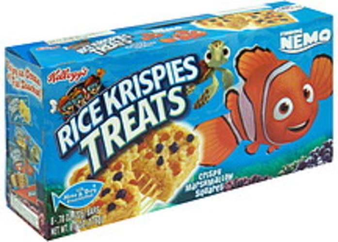 Rice Krispies Finding Nemo Crispy Marshmallow Squares 8 ea, Nutrition Information Innit