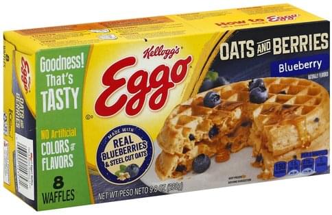 Eggo Blueberry Waffles 8 Ea Nutrition Information Innit