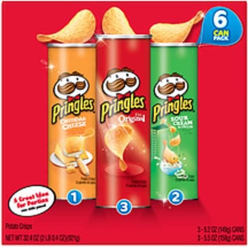 Pringles The Original/Cheddar Cheese/Sour Cream & Onion Variety Pack