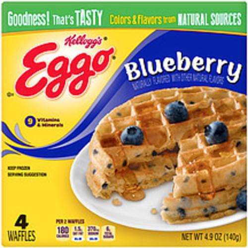 Eggo Blueberry Waffles 4 9 Oz Nutrition Information Innit Eggo Blueberry Waffles 4 9 Oz Nutrition Information Innit