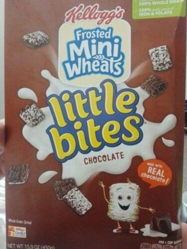 Kellogg's Chocolate frosted mini wheats, chocolate - 1