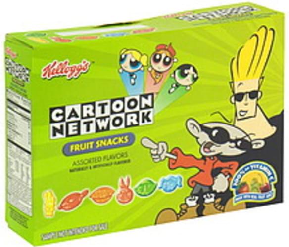 Kelloggs Cartoon Network, Assorted Flavors Fruit Snacks 10 ea