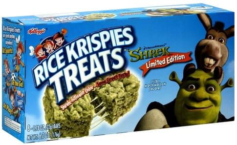 Rice Krispies Shrek Limited Edition Rice Krispies Treats - 8 ea ...