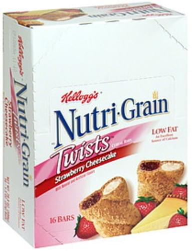 nutri grain strawberry nutrition facts