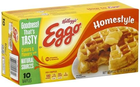 Eggo Homestyle Waffles 10 Ea Nutrition Information Innit Eggo Homestyle Waffles 10 Ea Nutrition Information Innit
