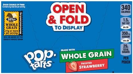 Pop Tarts Frosted Strawberry Toaster Pastries - 6 ea