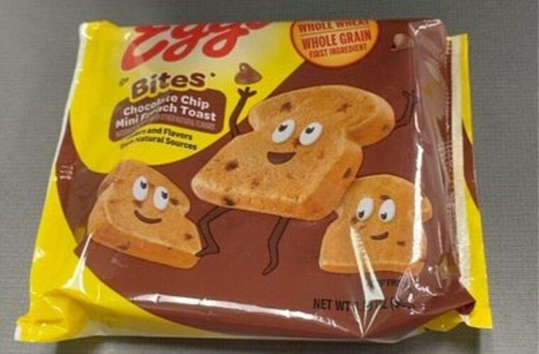 Eggo Bites Chocolate Chip Mini French Toast 3.03 oz, Nutrition