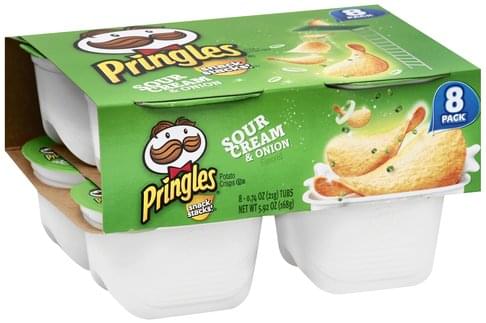 Pringles Sour Cream And Onion Label