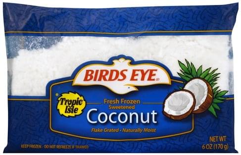 Birds Eye Fresh Frozen, Sweetened Coconut - 6 oz