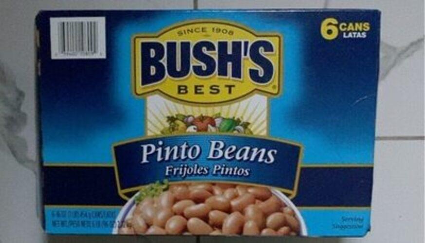 Bushs Best Pinto Beans 6 ea, Nutrition Information Innit