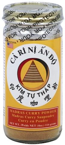 KIM TU THAP Madras Curry Powder [Jar] (12/4OZ)
