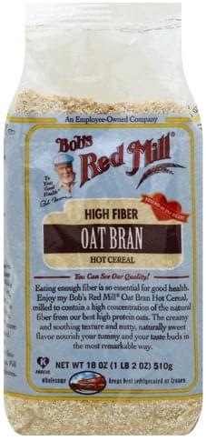 Bobs Red Mill Oat Bran Hot Cereal - 18 oz