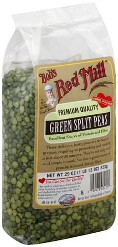 Bobs Red Mill Green Split Peas - 29 oz