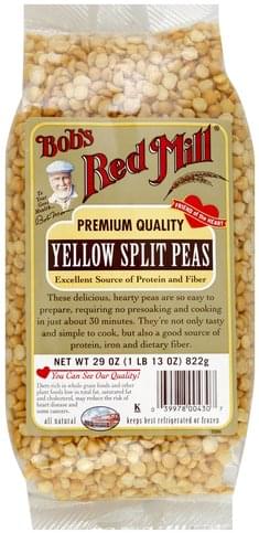 Bobs Red Mill Yellow Split Peas - 29 oz