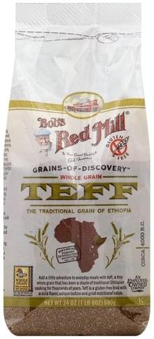 Bobs Red Mill Whole Grain Teff - 24 oz