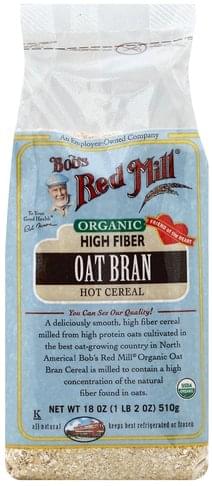 Bobs Red Mill Organic Oat Bran - 18 oz