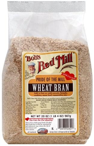 Bobs Red Mill Wheat Bran - 20 oz