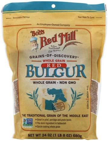 Bobs Red Mill Whole Grain, Red Bulgur - 24 oz