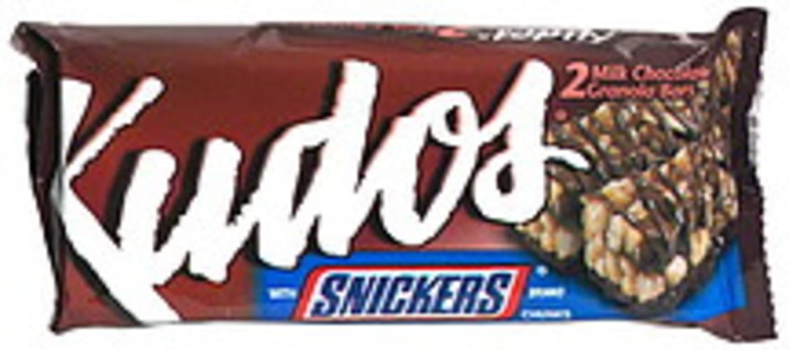 Kudos with Snickers Chunks Milk Chocolate Granola Bars 2 ea