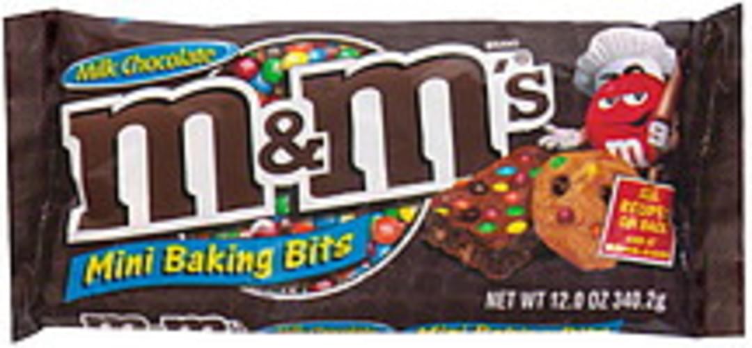 M & M Milk Chocolate Mini Baking Bits 12 oz, Nutrition Information