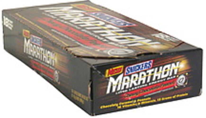 Snickers Long Lasting, Chewy Chocolate Peanut Energy Bar - 18 ea