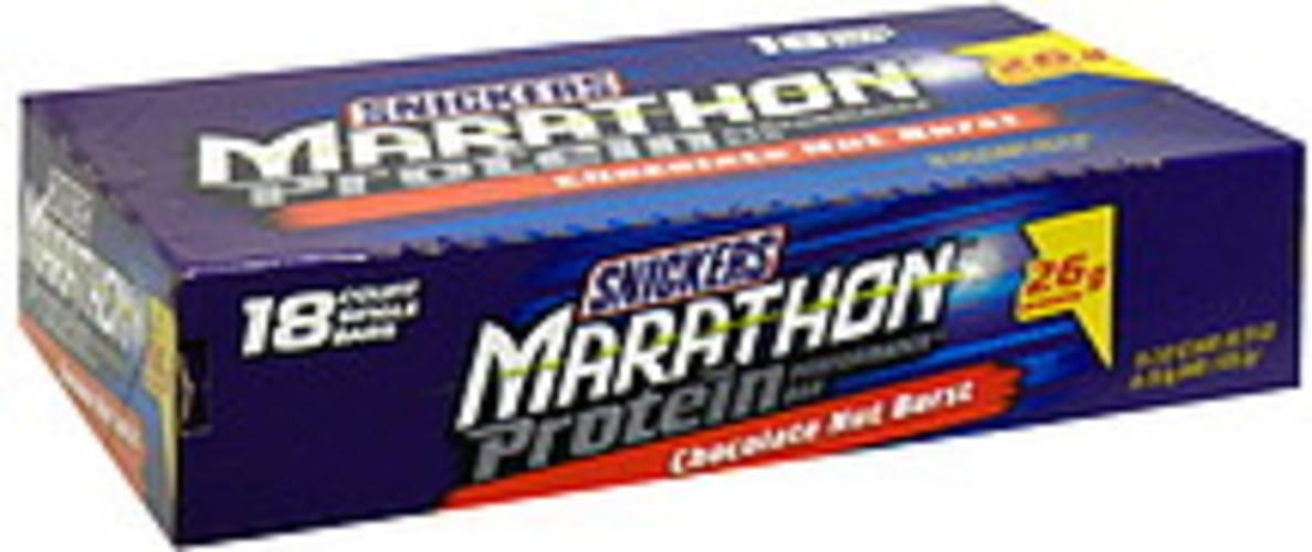 Snickers Chocolate Nut Burst Protein Performance Bar - 18 ea