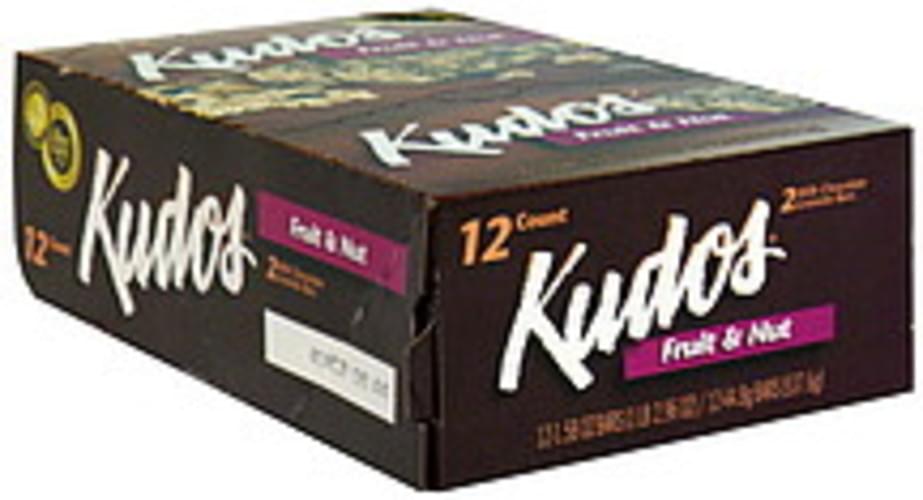 Kudos Fruit & Nut Milk Chocolate Granola Bars 12 ea, Nutrition