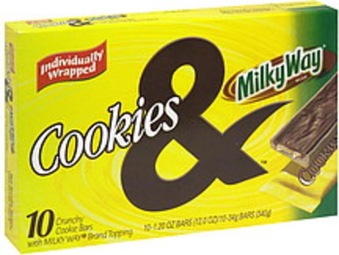 Milky Way Individually Wrapped With Milky Way Brand Topping Crunchy Cookie Bars 10 Ea Milky Way Individually Wrapped With Milky Way Brand Topping Crunchy Cookie Bars 10 Ea