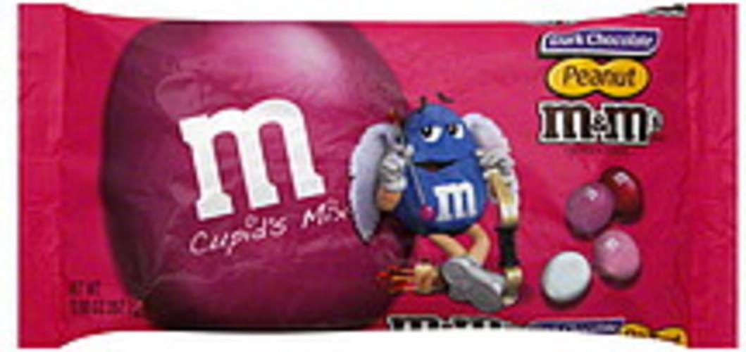 M & M Peanut, Dark Chocolate, Cupid's Mix Chocolate Candies - 12.6
