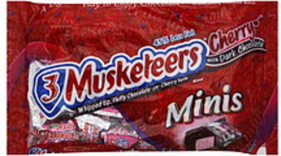 3 Musketeers Minis, Cherry with Dark Chocolate Candy Bars 9 oz