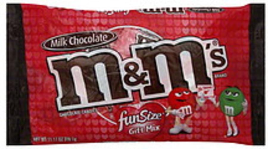 M & M Fun Size Gift Mix, Milk Chocolate Chocolate Candies 11.17 oz, Nutrition Information Innit