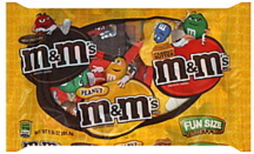 M & M Fun Size, Variety Mix Chocolate Candies 9.94 oz, Nutrition Information Innit