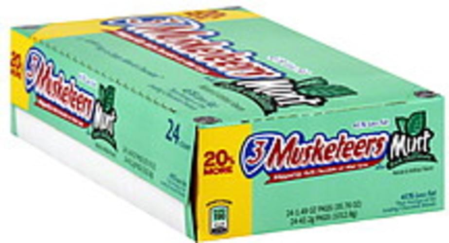 3 Musketeers Mint With Dark Chocolate Candy Bar 24 Ea Nutrition Information Innit 3 Musketeers Mint With Dark Chocolate Candy Bar 24 Ea Nutrition Information Innit
