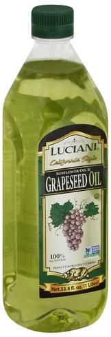 Luciani California Style Sunflower Oil & Grapeseed Oil - 33.8 oz