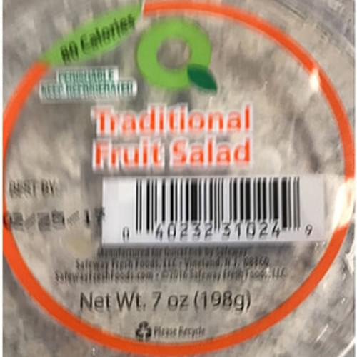 Safeway Fresh Foods Traditional Fruit Salad 198 g, Nutrition