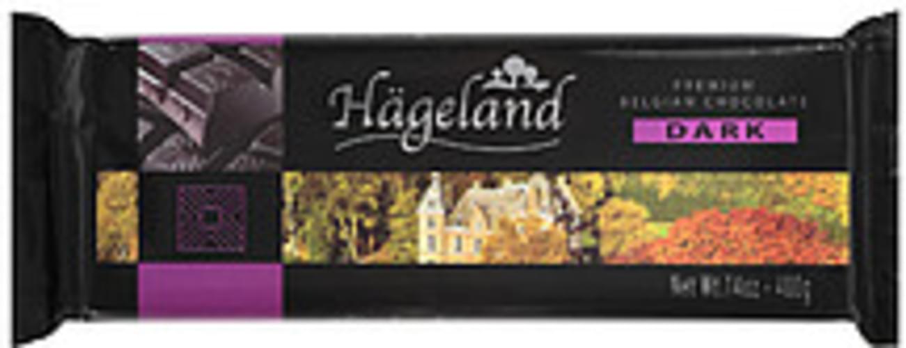 Hageland Premium Belgian Dark Chocolate 14 oz, Nutrition Information