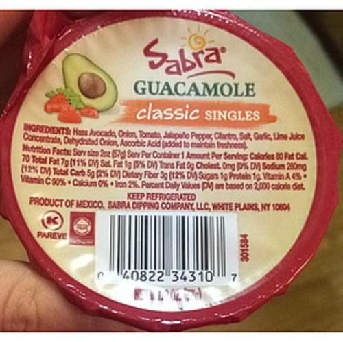 Sabra Guacamole - 57 g