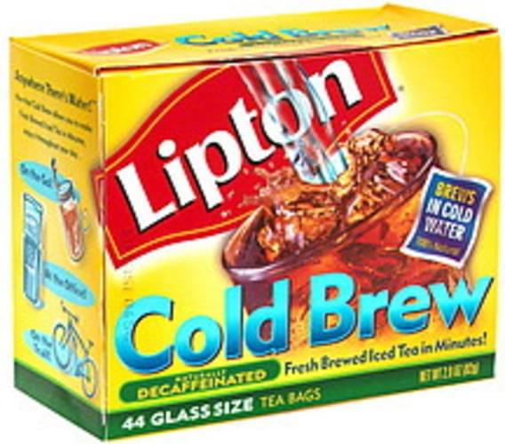 Lipton Decaffeinated, Glass Size Iced Tea Bags - 44 ea