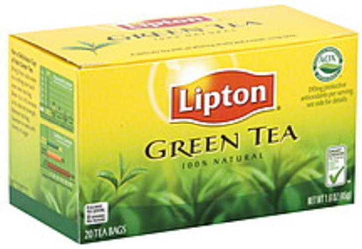 Lipton Green Tea - 20 ea