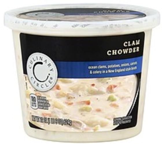Culinary Circle Clam Chowder 22 oz, Nutrition Information Innit