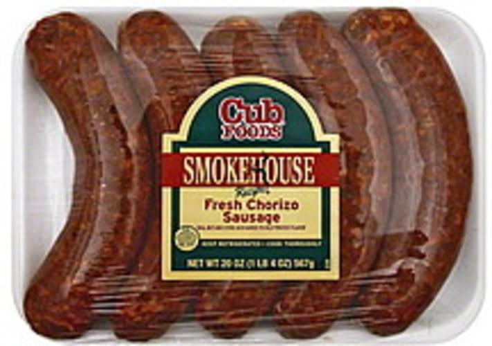 Cub Foods Fresh, Chorizo Sausage 20 oz, Nutrition Information Innit